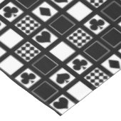 Casino Spielkarten Anzug Rodelbahn mit Aussicht Tischdecke (Schrägansicht)