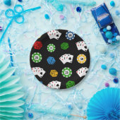 Casino Spielmuster Party Pappteller (Party)