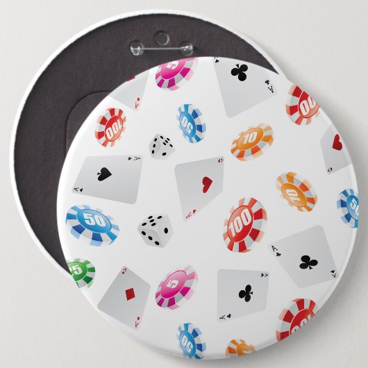Casino, Spielzubehör Muster Button (Vorne & Hinten)