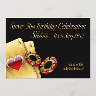 Casino Style Party FRAGTE MIR, NAMEN IN CHIPS ZU S Einladung