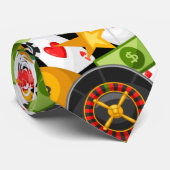 Casino Super Jackpot Neck Tie Krawatte (Gerollt)