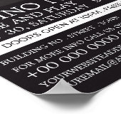 Casino Szene, Casino Night, Gaming Industry Poster (Ecke)