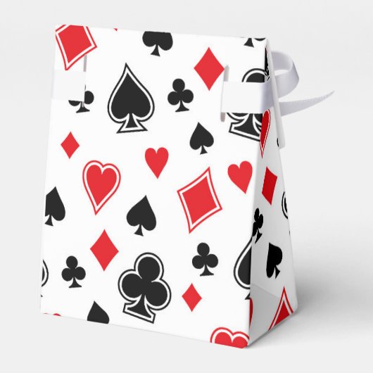 Casino Theme Las Vegas Wedding Vielen Dank Geschenkschachtel (Rückseite)