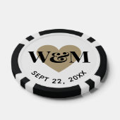 Casino-Themen-Hochzeitsgeschenk Pokerchips (Einzeln)