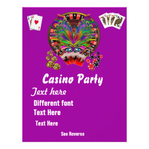 Casino Themes Masquerade 1 Siehe Anmerkungen Flyer