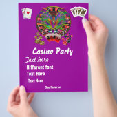 Casino Themes Masquerade 1 Siehe Anmerkungen Flyer (Hand)
