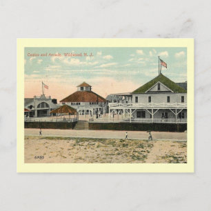 Casino und Arcade, Wildwood, New Jersey Vintag Postkarte