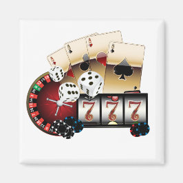 Casino, Vegas, Poker, Glücksspiel, Erwachsene Magnet