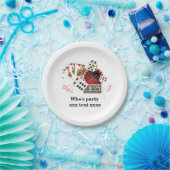 Casino, Vegas, Poker, Glücksspiele, Erwachsene Pap Pappteller (Party)