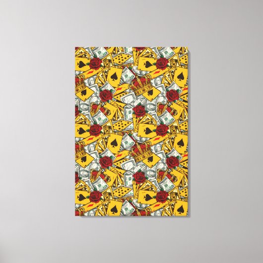 Casino Vibes Canvas Print Leinwanddruck (Vorderseite)