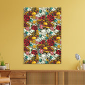 Casino Vibes Canvas Print Leinwanddruck (Insitu (Wohnzimmer))