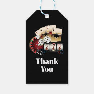 Casino, vielen Dank Geschenkanhänger