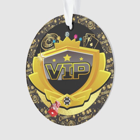 CASINO VIP Ornament (Vorderseite)
