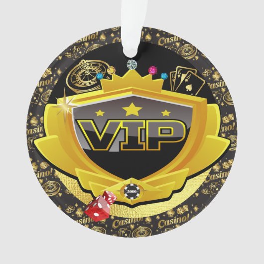 CASINO VIP Ornament (Vorderseite)