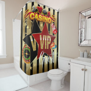 Casino VIP SHOWER CURTAIN Duschvorhang