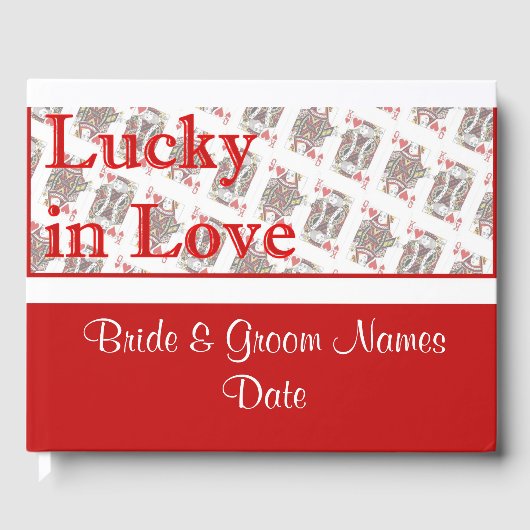 Casino Wedding Gästebuch (Vorderseite)