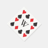 Casino Wedding Paper Napkins Serviette (Ecke)