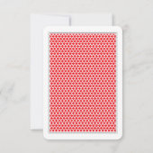 Casino Wedding RSVP Card (Rückseite)