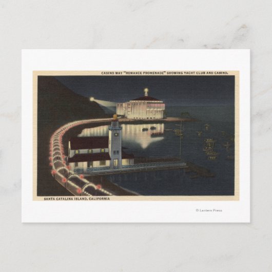 Casino Weg zur "Romance Promenade" Postkarte (Vorderseite)