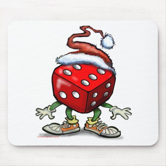 Casino Weihnachten Mousepad (Vorne)