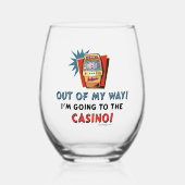 Casino Weinglas Ohne Stiel (Vorderseite)