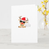 Casj Boys Unisex Adults Reindeer Small Short Sleev Karte (Gelbe Blume)