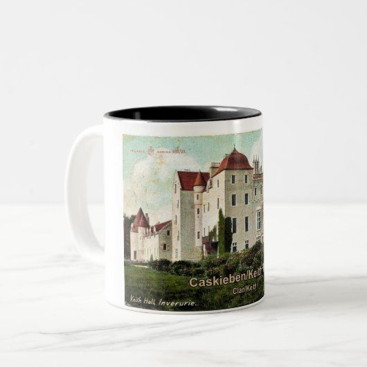 Caskieben/Keith Hall — Clan Keith Zweifarbige Tasse (Vorderseite Links)