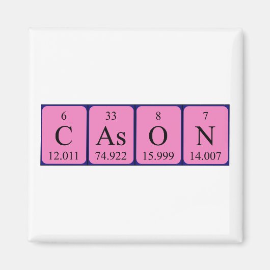 Cason Periodenmagnet Magnet (Vorne)