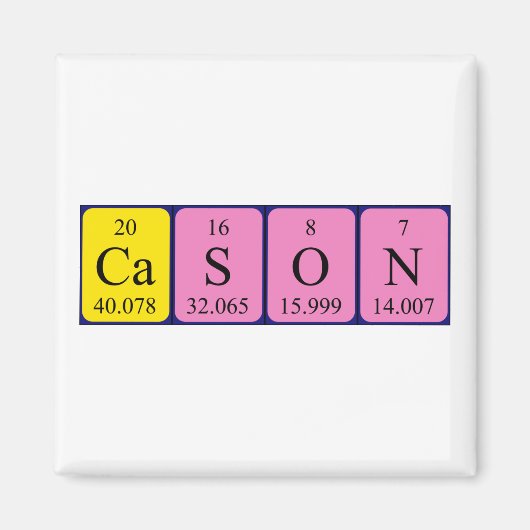 Cason Periodenmagnet Magnet (Vorne)