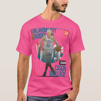 Cason Wallace Basketball Art Thunder 1 T-Shirt