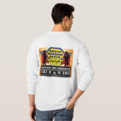 CASP Con 2021 Männer-Langschläfer-T-Shirt T-Shirt (Schwarz voll)