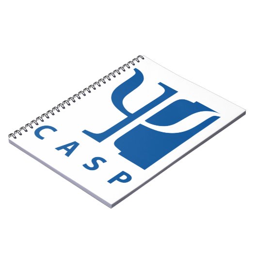 CASP Logo-Notebook Notizblock (Linke Seite)