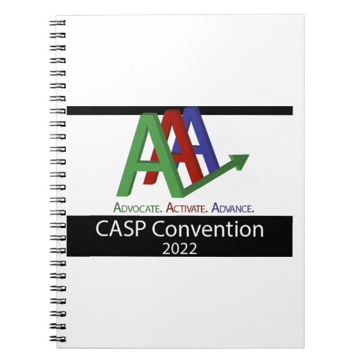 CASP-Tagungsbericht Notizblock (Vorderseite)