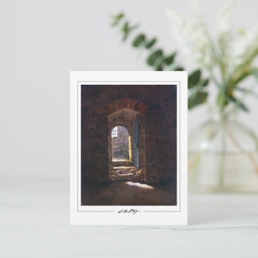 Caspar David Friedrich #112 - Fine Art Postcard Postkarte (Stehend Vorderseite)