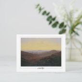Caspar David Friedrich #120 - Fine Art Postcard Postkarte (Stehend Vorderseite)