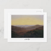 Caspar David Friedrich #120 - Fine Art Postcard Postkarte (Vorne/Hinten)