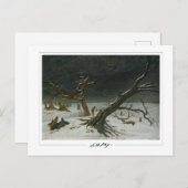 Caspar David Friedrich #128 - Fine Art Postcard Postkarte (Vorne/Hinten)