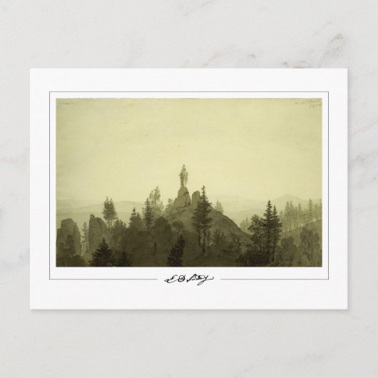 Caspar David Friedrich #12 - Fine Art Postcard Postkarte (Vorderseite)