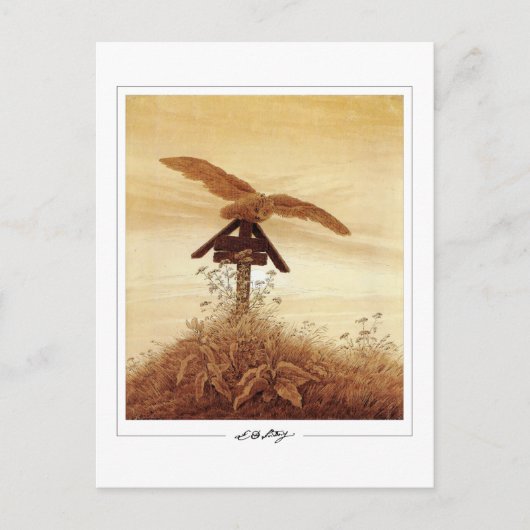 Caspar David Friedrich #131 - Fine Art Postcard Postkarte (Vorderseite)