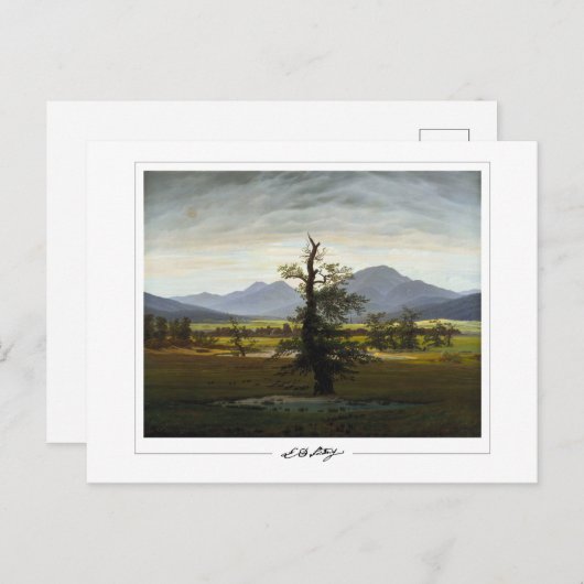 Caspar David Friedrich #13 - Fine Art Postcard Postkarte (Vorne/Hinten)