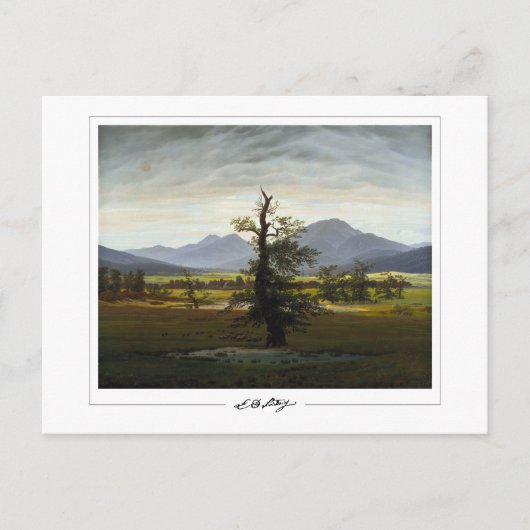 Caspar David Friedrich #13 - Fine Art Postcard Postkarte (Vorderseite)