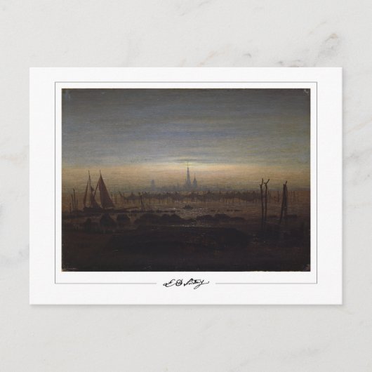 Caspar David Friedrich #14 - Fine Art Postcard Postkarte (Vorderseite)