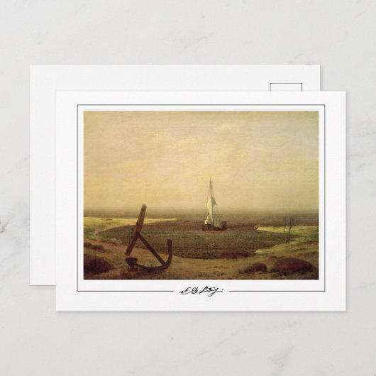 Caspar David Friedrich #150 - Fine Art Postcard Postkarte (Vorne/Hinten)