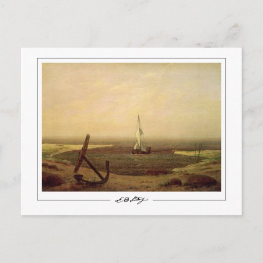 Caspar David Friedrich #150 - Fine Art Postcard Postkarte (Vorderseite)