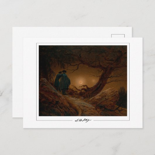 Caspar David Friedrich #15 - Fine Art Postcard Postkarte (Vorne/Hinten)
