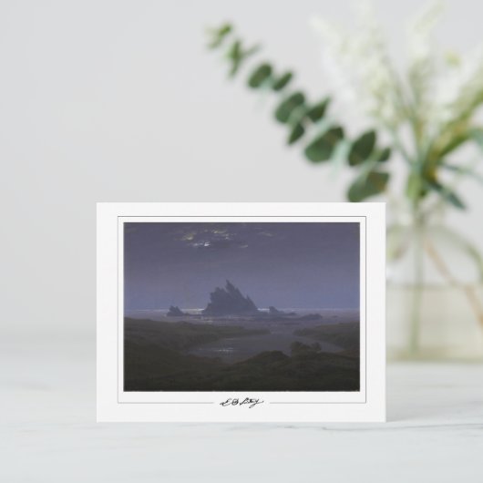 Caspar David Friedrich #165 - Fine Art Postcard Postkarte (Stehend Vorderseite)