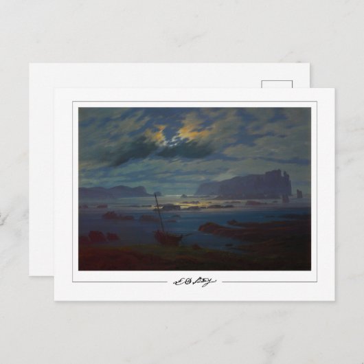 Caspar David Friedrich #17 - Fine Art Postcard Postkarte (Vorne/Hinten)