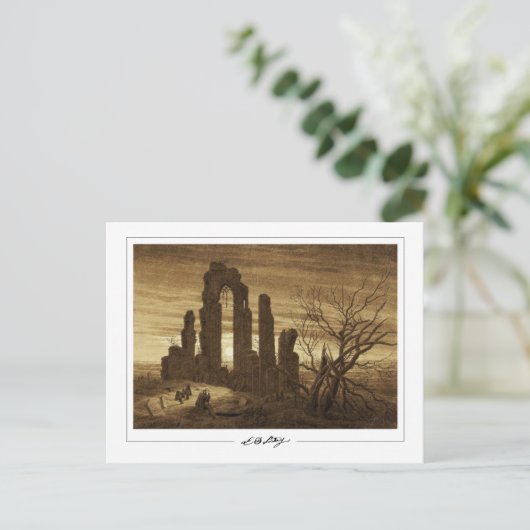 Caspar David Friedrich #19 - Fine Art Postcard Postkarte (Stehend Vorderseite)