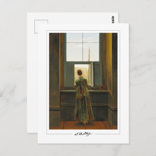 Caspar David Friedrich #1 - Fine Art Postcard Postkarte (Vorne/Hinten)