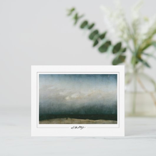 Caspar David Friedrich #20 - Fine Art Postcard Postkarte (Stehend Vorderseite)